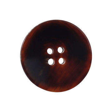 15 - 28mm Tondi 4 Fori Nero e Marrone Rosso Genuine Naturale Bottoni in Corno 20pcs