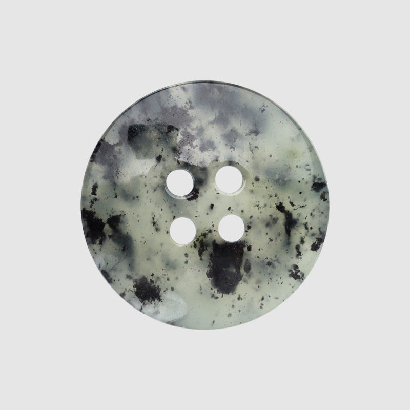 18/25mm Runde Naturlige Jade Knapper til Kinesisk Zen Tøj Tang Dragt 2stk