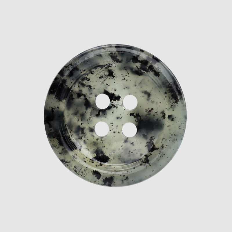 18/25mm Runde Naturlige Jade Knapper til Kinesisk Zen Tøj Tang Dragt 2stk