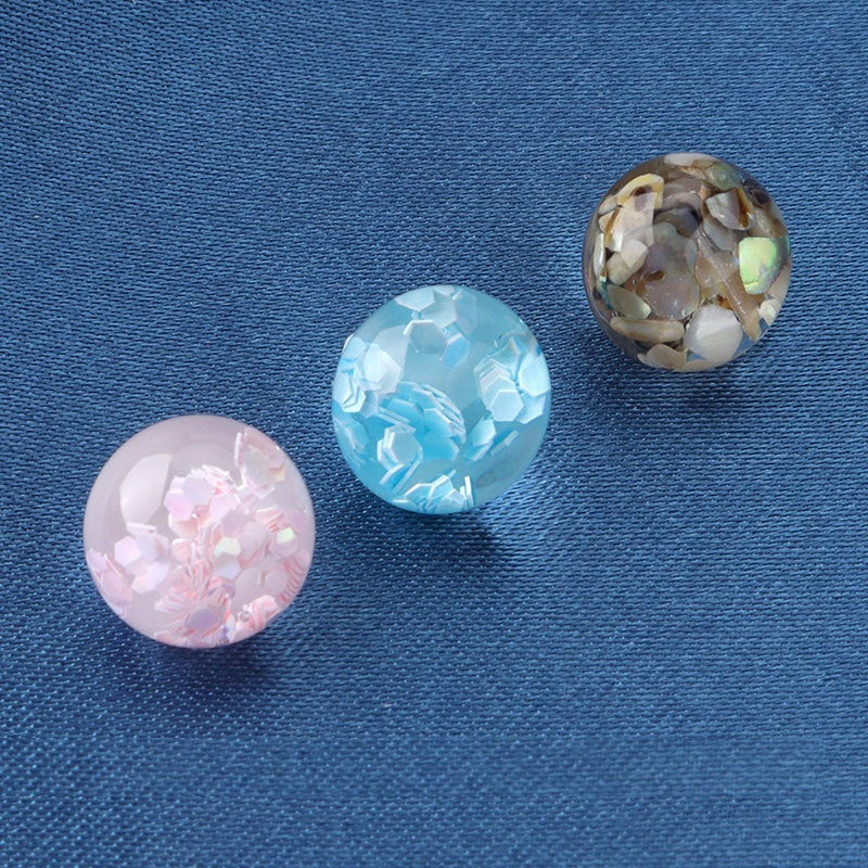 10mm pink turkis sorte harpiks kugle højt skaft knapper til skjorter 20 stk