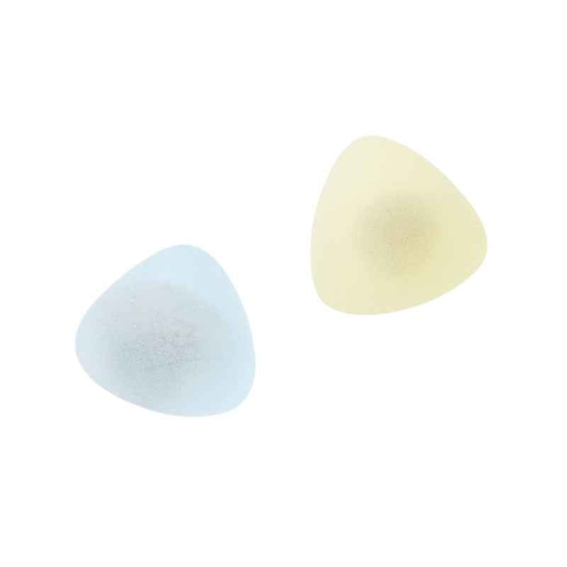 10mm Triangular Matte Resin Shank Buttons for Women's Shirts 30 Pack - Lots of Buttons