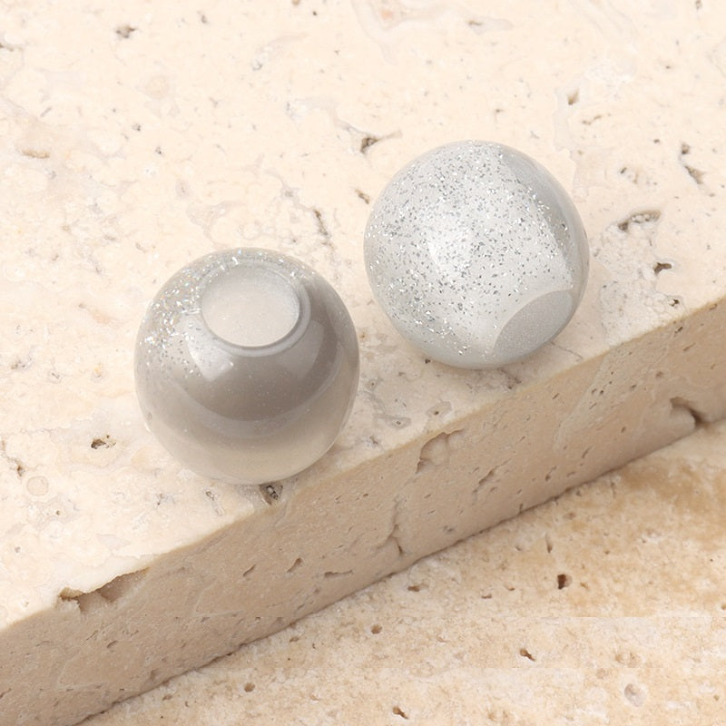 12mm 10-bojnih smolastih perlica s bisernim sjajem za ručno izrađeni DIY nakit 50 komada