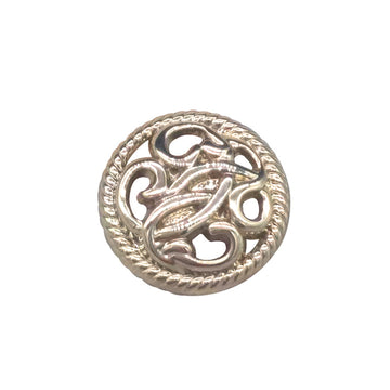 18-23mm Fashion Hollow Winding Flower Metal Button 10pcs - Lots of Buttons