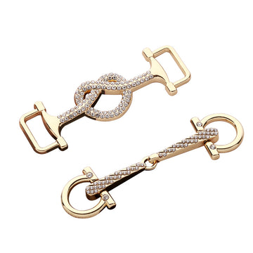 Women's Slim Belt Pair Buckle with Fashionable Heart Decorative Buckle 2pcs - Lots of Buttons
