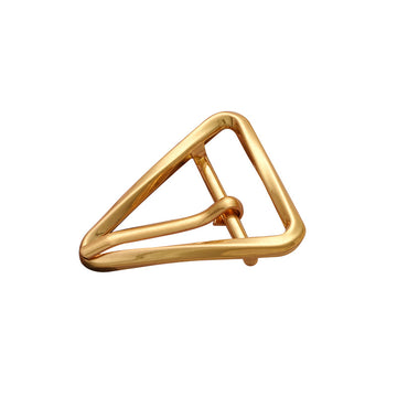 Golden Triangle Metal Pin Buckle for Belt Adjustment 2pcs - Lots of Buttons
