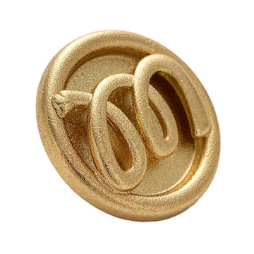 Sand Gold M Letter Three-Dimensional Relief Hollow Metal Button 5pcs - Lots of Buttons