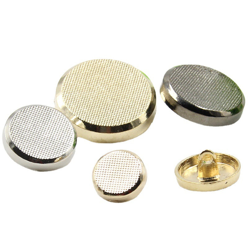 12-28mm Złote Srebrne Gunmetal Metalowe Guziki 75 Sztuk