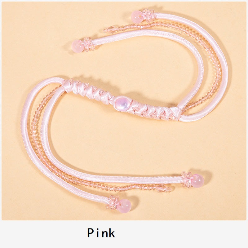 40cm Long Snake Knot Crystal Braid Frog Chinese Knot Button 4pcs - Lots of Buttons