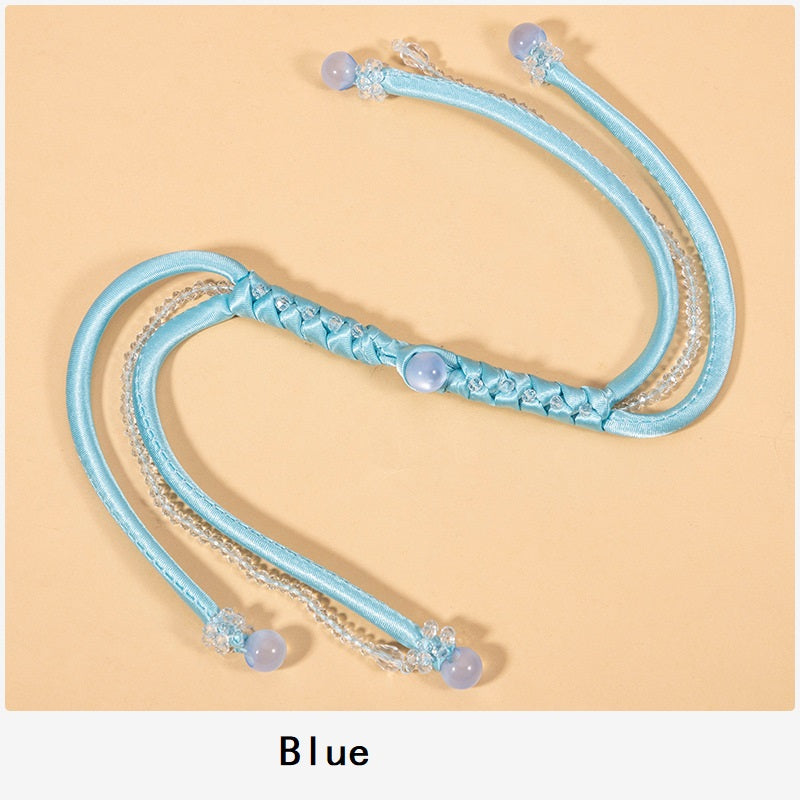 40cm Long Snake Knot Crystal Braid Frog Chinese Knot Button 4pcs - Lots of Buttons