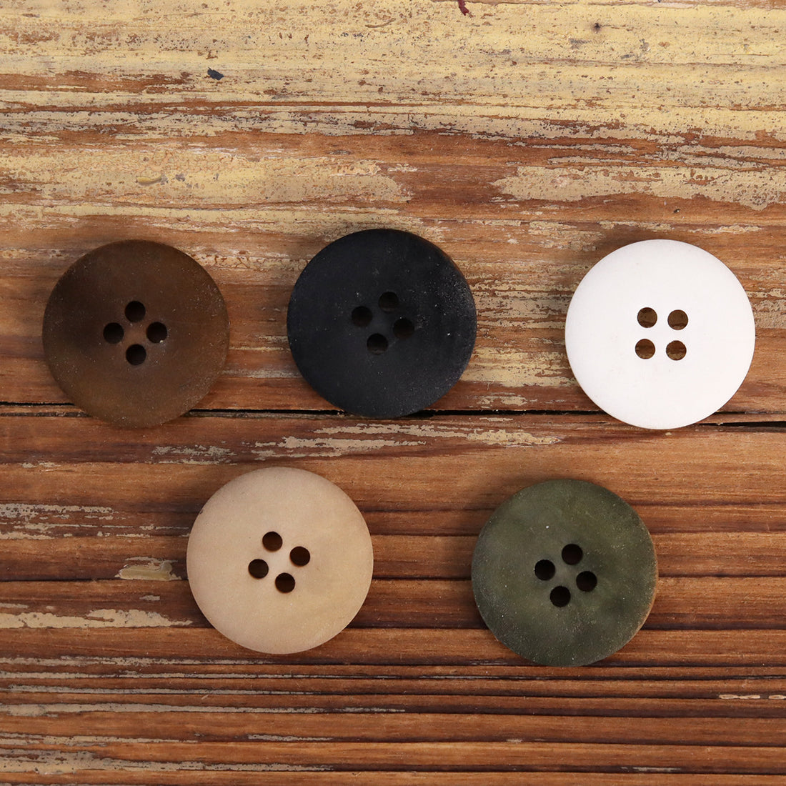 Frosted Retro Natural Fruit Bowl-Shaped Buttons for Sweater Jackets 20 Pack