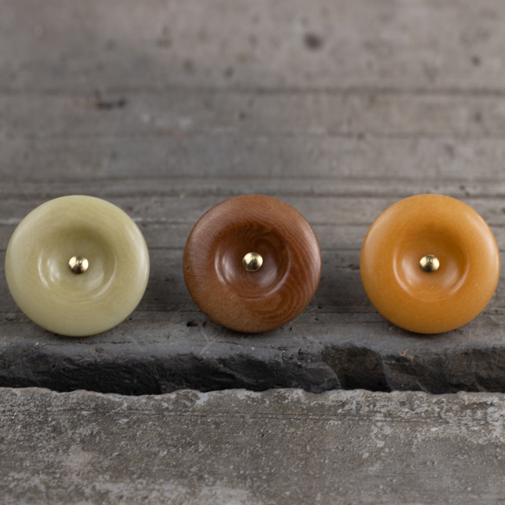 11.5-20mm Dark Coffee Fruit Buttons for Shirts Trousers 12pcs