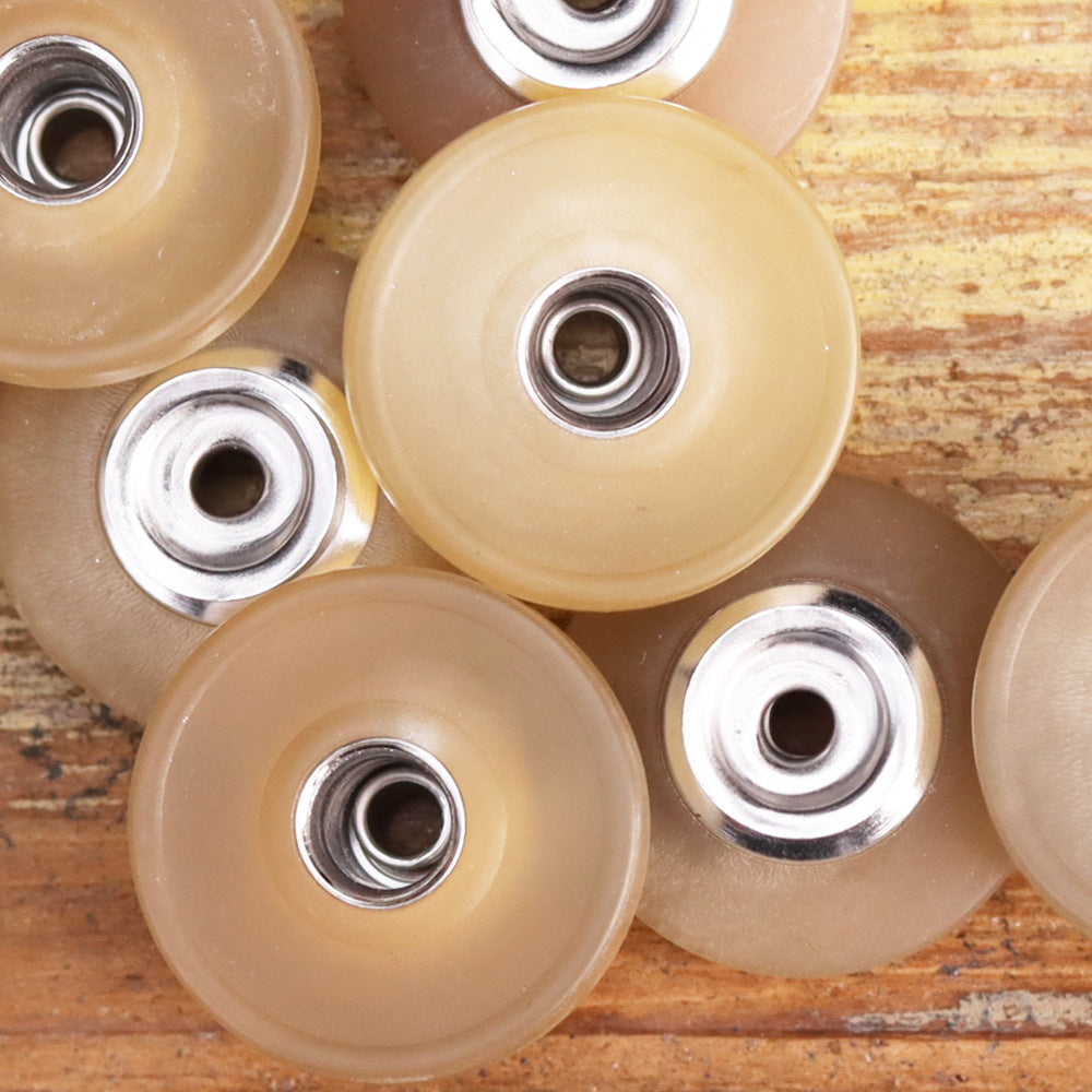 18mm Mat Højkvalitets Ægte Horn Nitte Knappestuds 2 stk