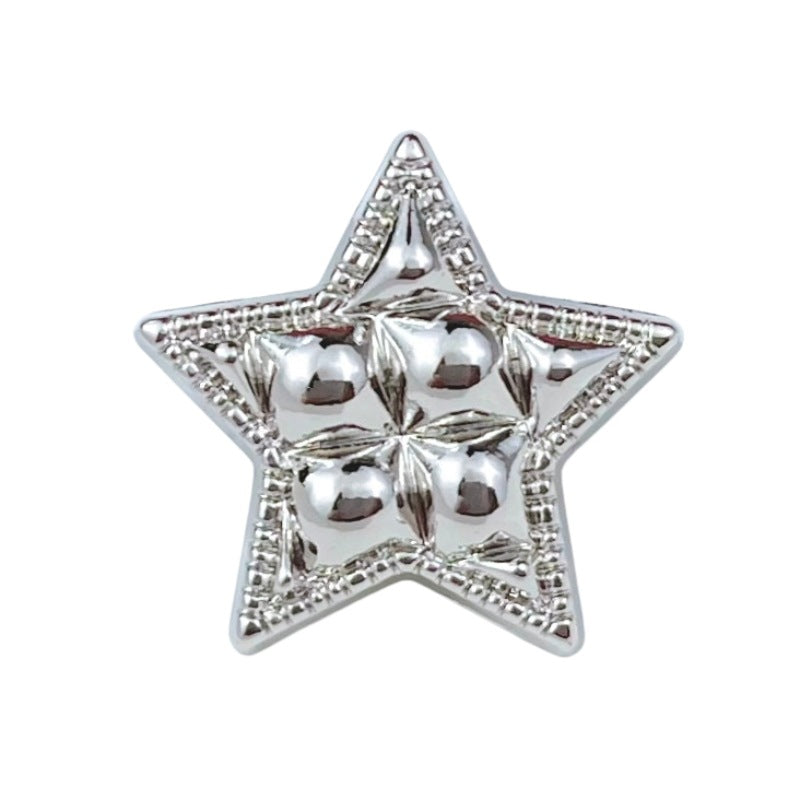 Nasturi metalici Turtle Star de 18/20/23mm pentru cusut, 20 bucăți