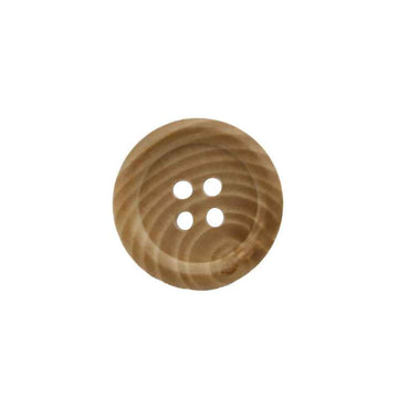 Round 4-Hole Natural Wood Buttons for Kids’ Shirts Clothes