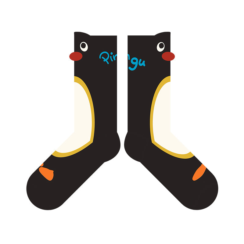 Cute Penguin Women's Ankle Socks – 4-Pack