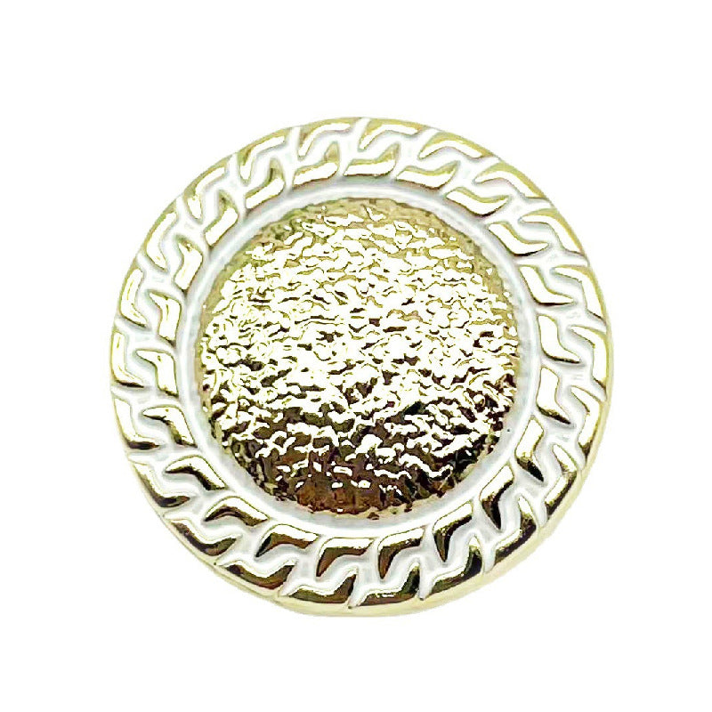 Butoane metalice aur roz cu margine în lanț roz alb negru 18/23MM, 20 bucăți