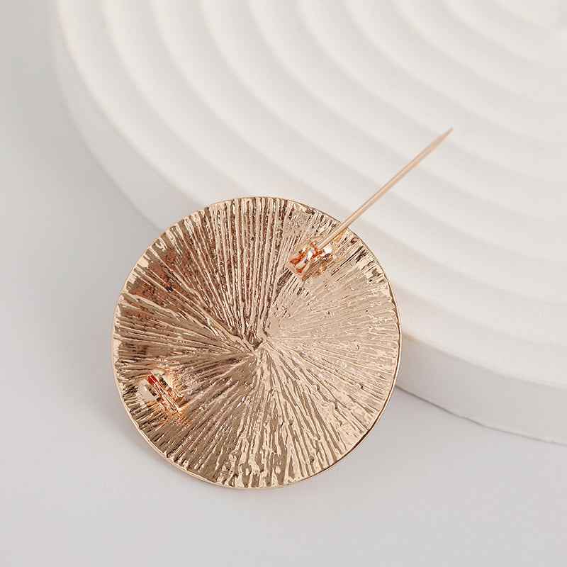 Vintage Star Brooch 35mm Eight-Pointed Metal Pins 3pcs for Suits Blazers