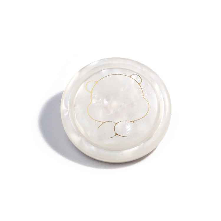 Cute Cartoon Bear Resin Shank Buttons for Pajamas 30 Pack
