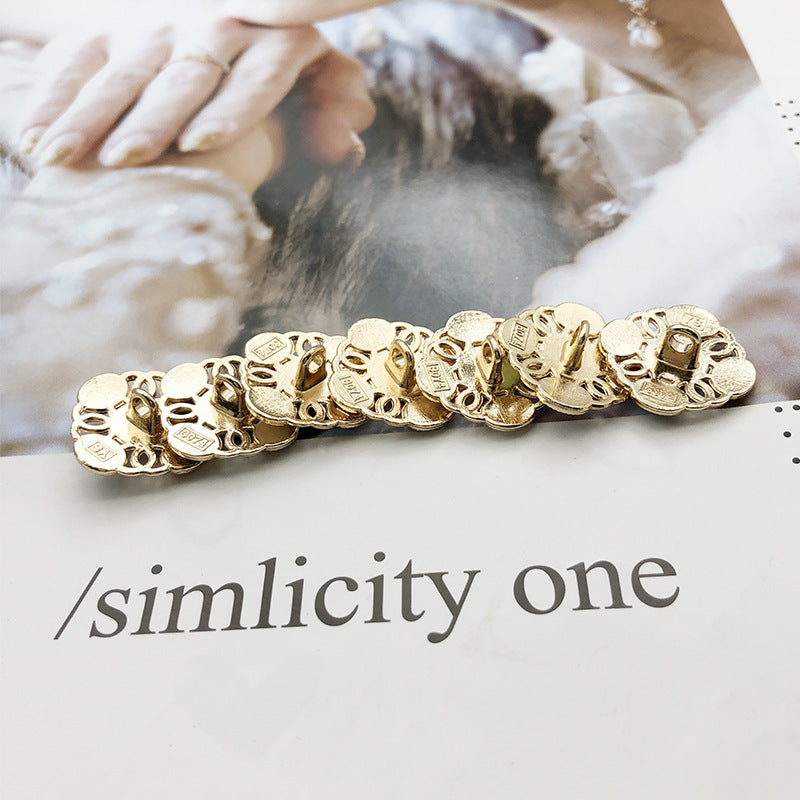 20mm firkantede metalperleknapper med skaft til damecardigans 20 stk.