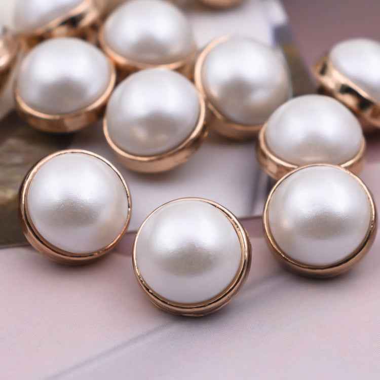 10mm Elegant Pearl Shirt Buttons for Women's Dress 20PCS