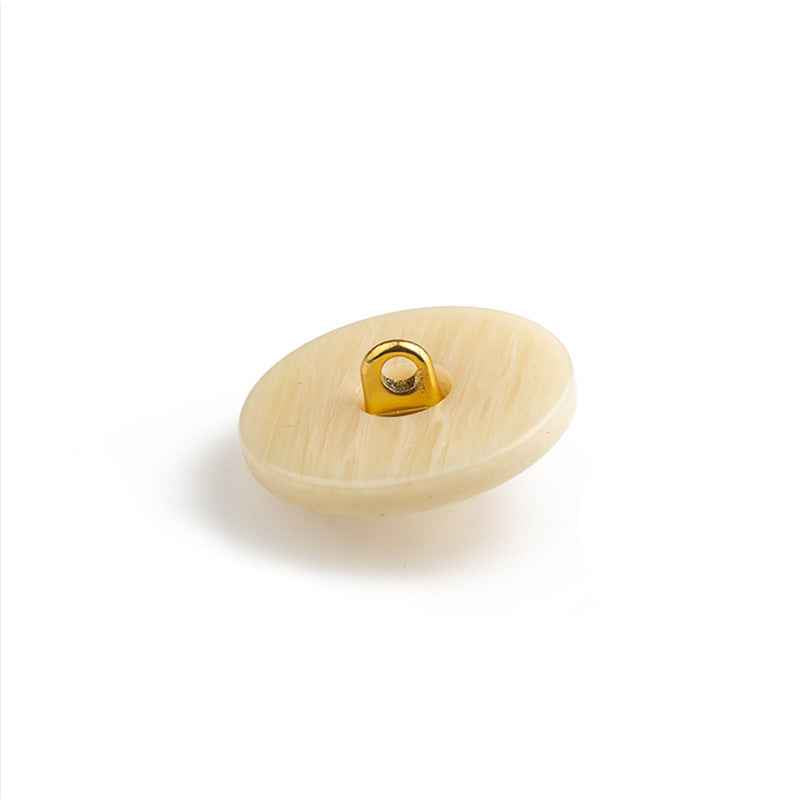 Round Lion Resin-Metal Combo Buttons 40pcs for Outerwear Sweaters