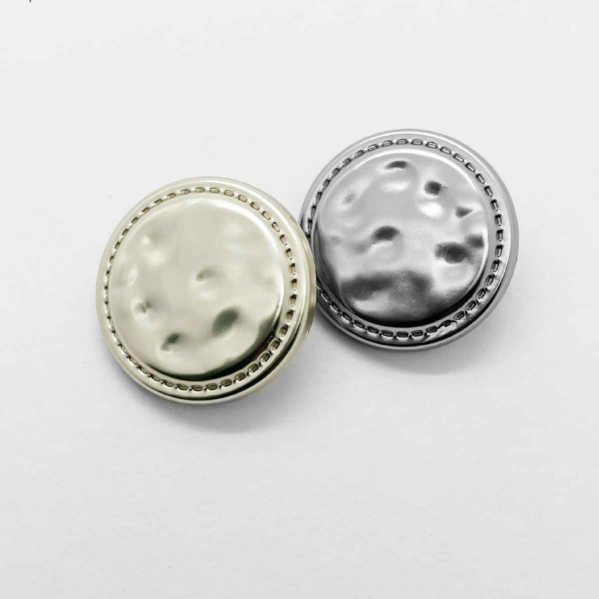 Antique Gold/Silver Tone Metal Press Studs – Vintage Snap Buttons 99 Pack
