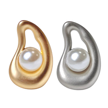 23mm Avokádó Gyöngy Üreges Fém Gomb 12db