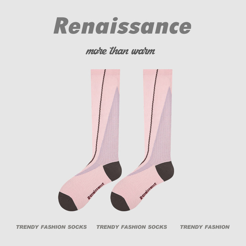 Thin Compression Running Socks for Women for Gym Jump Rope Workout