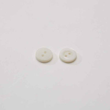 10mm Taro Shell Polished 2mm Thick 2-Hole Buttons 100pcs Wholesale