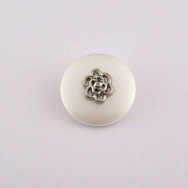 Round Resin Buttons with Metal Shank 30pcs 18mm/20mm/23mm