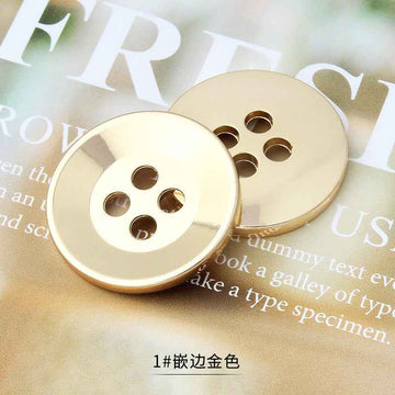 11.5-25mm Metal 4-Hole Premium Multi-Size Buttons for Tailoring 36pcs