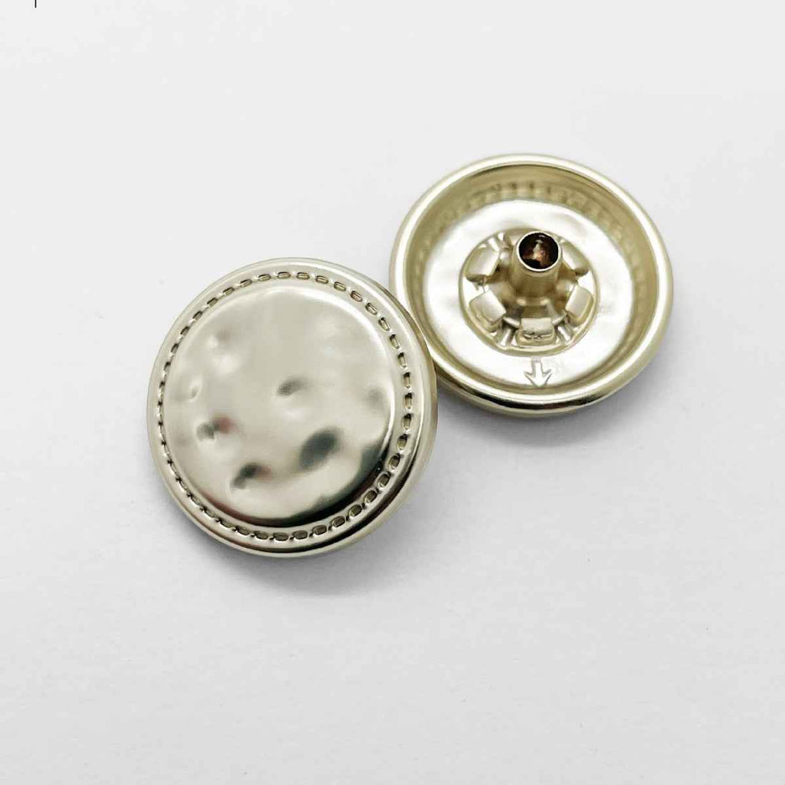 Antique Gold/Silver Tone Metal Press Studs – Vintage Snap Buttons 99 Pack