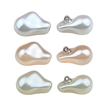 18/23MM Høyglans Peanøtt Perle Kjole Cheongsam Knapper 10stk