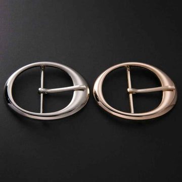 45mm Zinc Alloy Oval Coat Belt Buckle Adjustable with Pin 10pcs