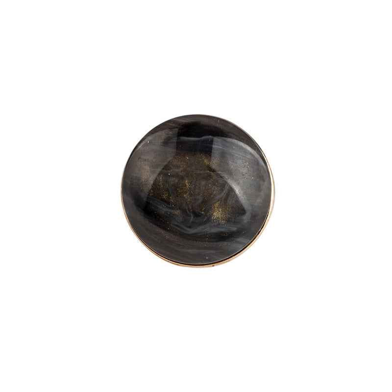 Round Resin Buttons with Metal Backing & Shank 60pcs for Women