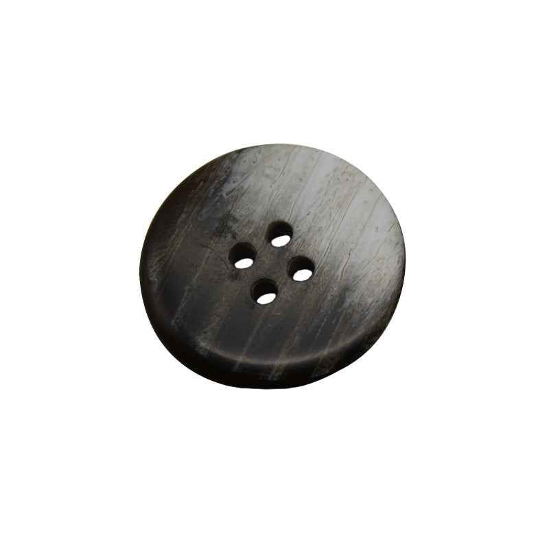 25mm Wood Grain Gradient White Black Round 4-Hole Resin Buttons 100pcs