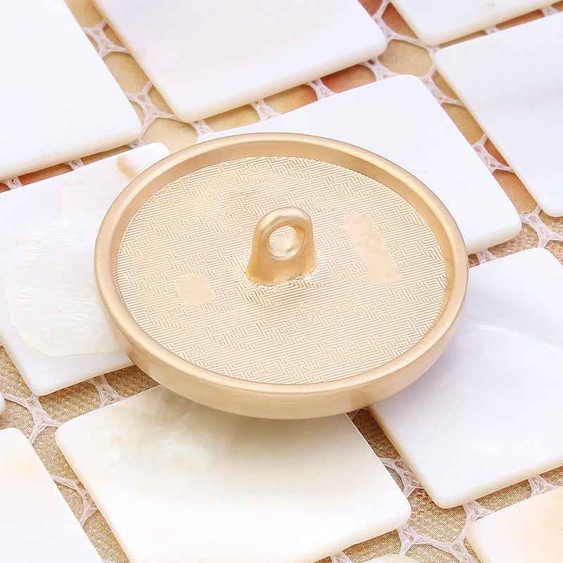 15-28mm Cat's Eye Gemstone Shank Buttons Gold White & Blue-Black 36pcs