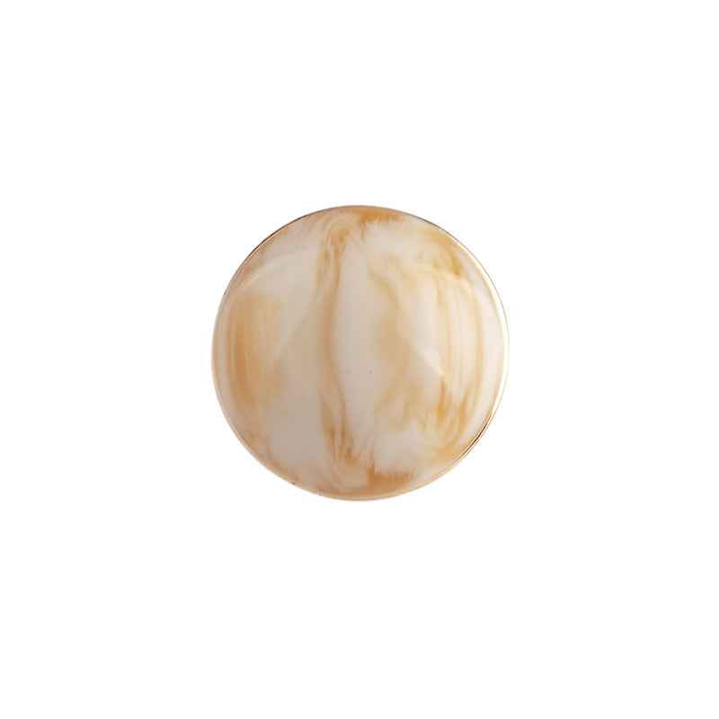 Round Resin Buttons with Metal Backing & Shank 60pcs for Women