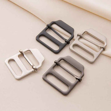 Metal Ladder Lock Buckles Adjustable Fasteners for Vests Straps 20pcs