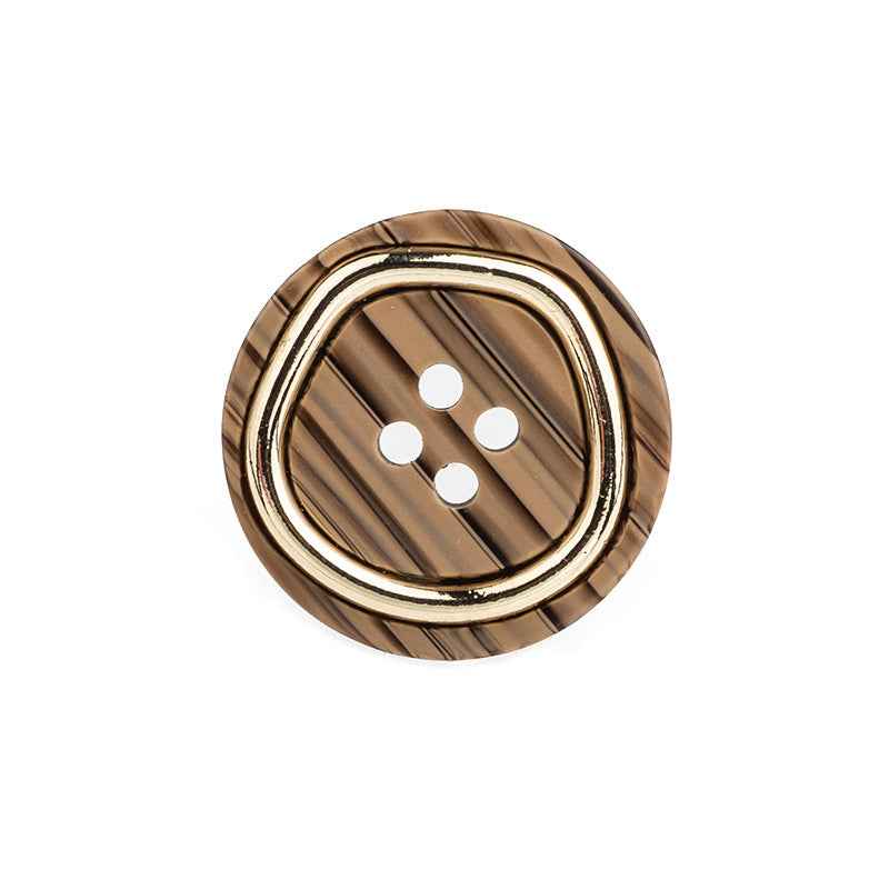 4-Hole Metal-Resin Combo Buttons  for Men’s Suits Pants 40-Pack