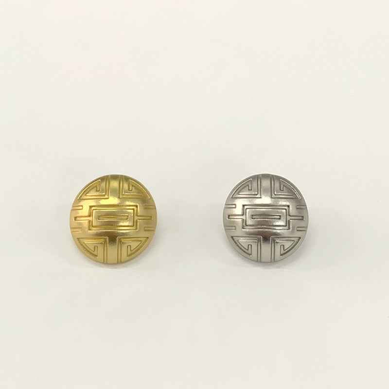 Chinese Mushroom Buttons with Cloud/Happiness/Longevity Symbols 48 Pack