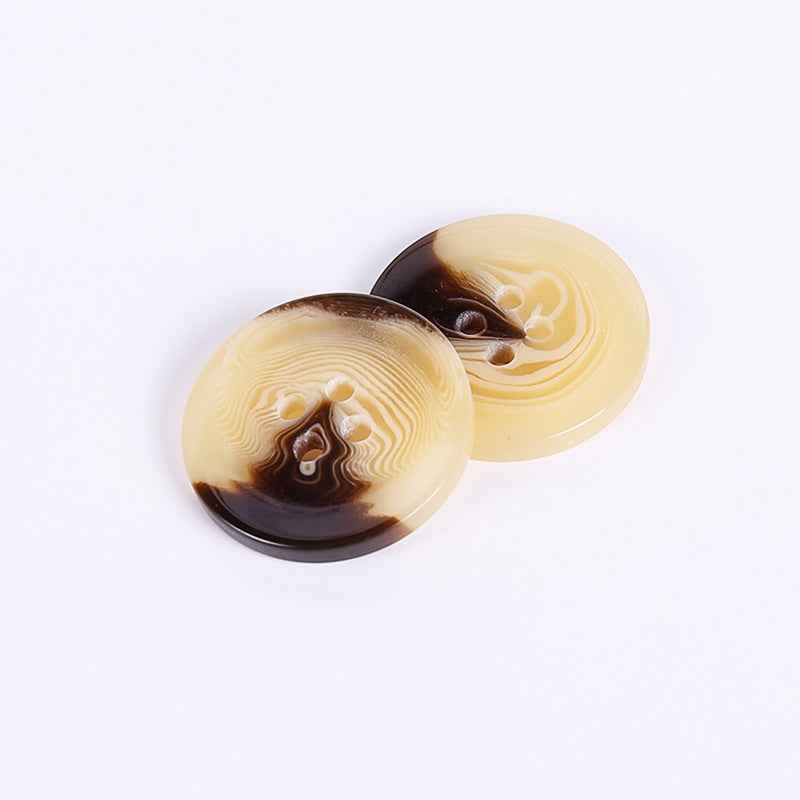 23/25mm Round 4-Hole Resin Buttons for Coats 100pcs