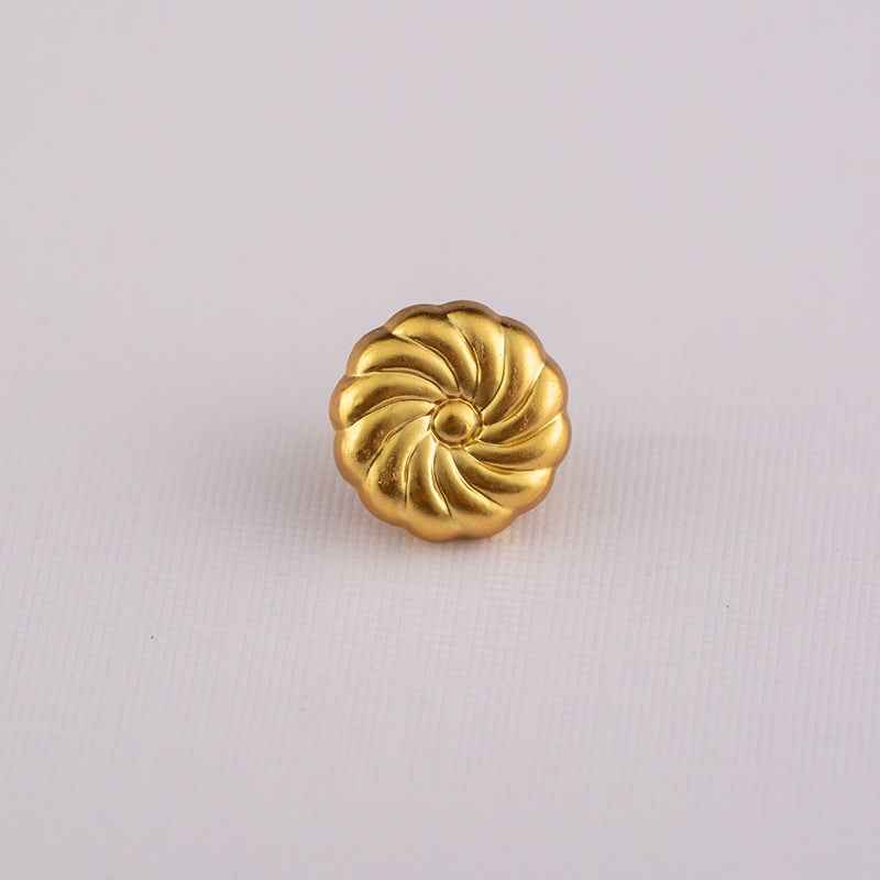 10MM Vintage Chinese Style Gold Zinc Alloy Shirt Buttons 70pcs