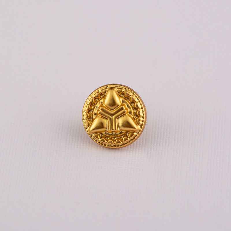 10MM Vintage Chinese Style Gold Zinc Alloy Shirt Buttons 70pcs