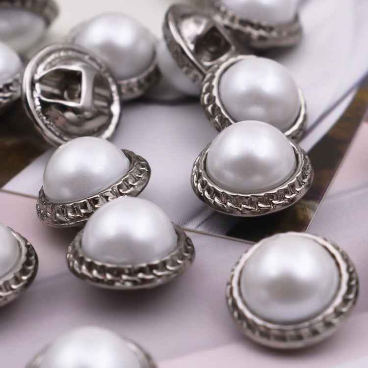 10mm Elegant Pearl Shirt Buttons for Women's Dress 20PCS