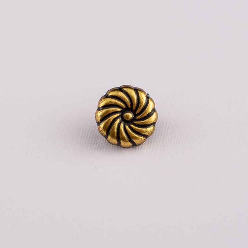 10mm Chinese Style Antique Bronze Zinc Alloy Shirt Buttons - 70pcs