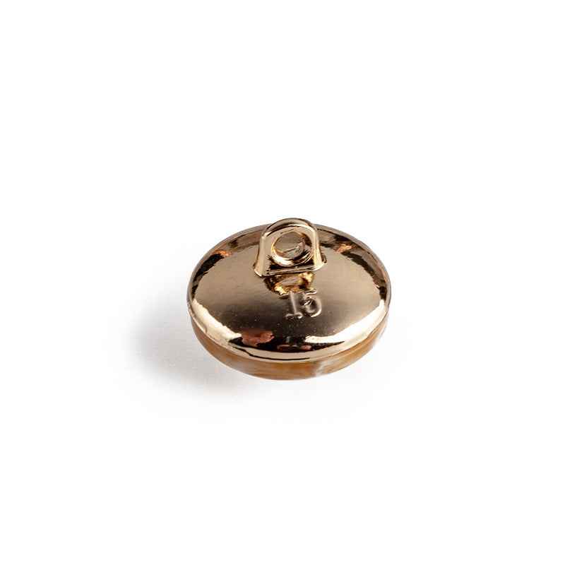 Round Resin Buttons with Metal Backing & Shank 60pcs for Women