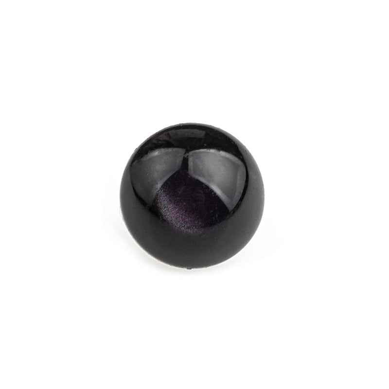 11.5mm Colorful Iridescent Ripple Mushroom Resin Alloy Buttons 130pcs