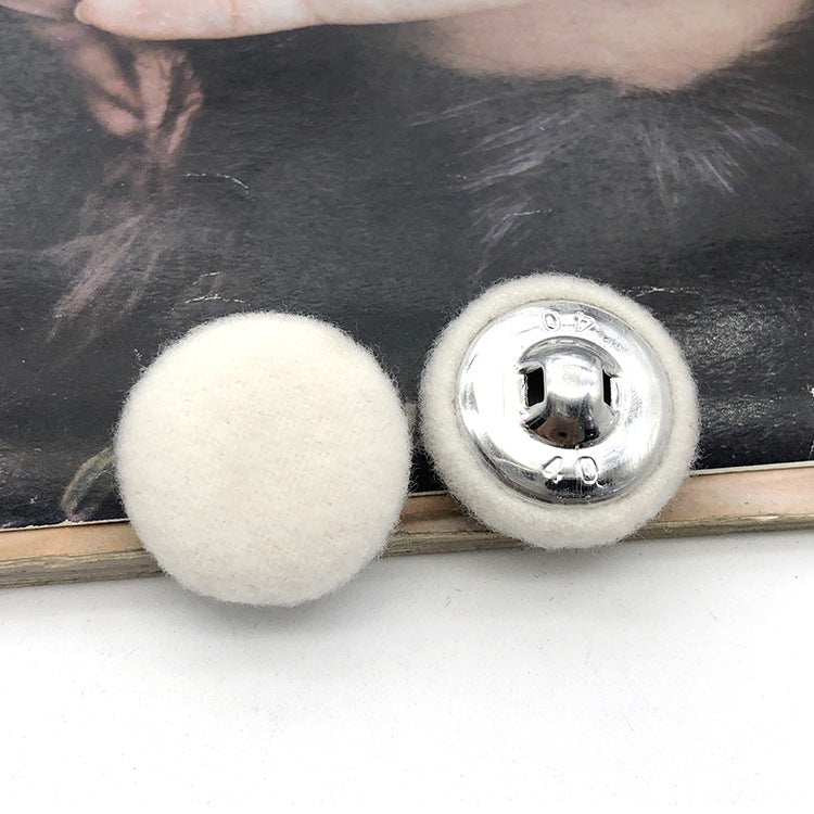 28mm kulaté knoflíky potažené látkou pro dámské kašmírové kabáty 20 ks