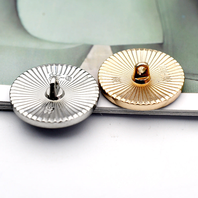 18/23mm Bogstav M Metal Skaft Knapper til Jakkesæt og Frakker 10stk